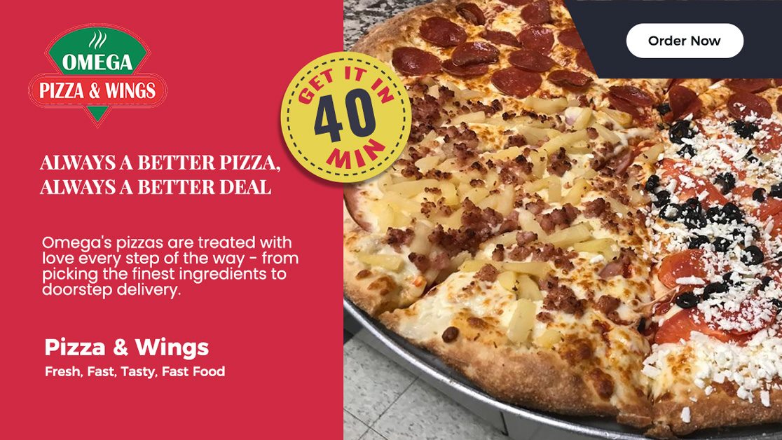 Omega Pizza & Wings - Coquitlam Pizza Delivery